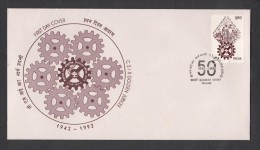 INDIA, 1993,  FDC,  Golden Jubilee Of Council Of Scientific And Industrial Research, (CSIR), Bombay Cancellation - Cartas & Documentos