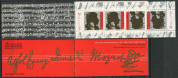ISRAEL 1991 - Carnet Wolfgang Amadeus Mozart (Musique) Neuf ** Sans Charniere (Yvert C 1148) - Postzegelboekjes