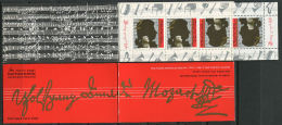 ISRAEL 1991 - Carnet Wolfgang Amadeus Mozart (Musique) Neuf ** Sans Charniere (Yvert C 1148) - Cuadernillos