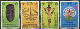 NOUVELLES HEBRIDES 1979 - Masque Marionette Coiffure Masse - Neuf ** Sans Charniere (Yvert 559/62) - Nuevos