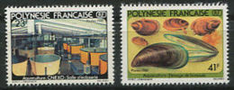 POLYNESIE 1981 - Aquaculture (II) Elevage De Moules - Neuf ** Sans Charniere (Yvert 163/64) - Neufs