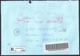 Yugoslavia: Registered Cover With Meter Cancel, Beograd 06-06-2000 - Lettres & Documents