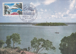 Ilet Du Gosier 1970 - Carte Maximum FDC - Guadeloupe - Storia Postale