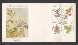 INDIA, 1993,   FDC,  Indian Flowering Trees,  Bombay Cancellation - Covers & Documents