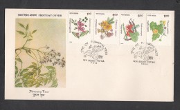 INDIA, 1993,   FDC,  Indian Flowering Trees,  Patna  Cancellation - Briefe U. Dokumente