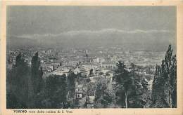 TORINO. VISTA PANORAMICA DELLA CITTA' DALLA COLLINA DI SAN VITO. CARTOLINA ANNI '40 - Multi-vues, Vues Panoramiques