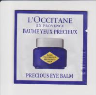 Cream - L´Occitane - Precious Eye Balm - 1 Ml. - Kosmetika