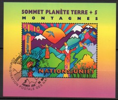 Nations Unies (Genève) - Bloc Feuillet - 1997 - Yvert N° BF 9  - Sommet Planète Terre - Blokken & Velletjes