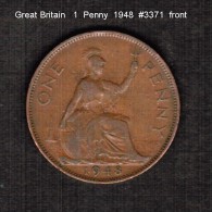 GREAT BRITAIN    1  PENNY   1948  (KM # 845) - D. 1 Penny