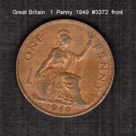 GREAT BRITAIN    1  PENNY   1949  (KM # 869) - D. 1 Penny