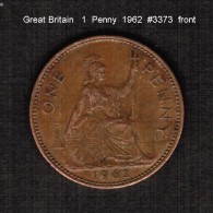 GREAT BRITAIN    1  PENNY   1962  (KM # 897) - D. 1 Penny