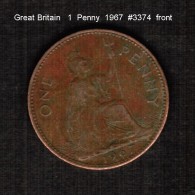 GREAT BRITAIN    1  PENNY   1967  (KM # 897) - D. 1 Penny