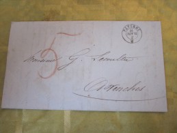 24 Novembre 1861 Lettre (mignonnette)+Courrier De PAYERNE  Suisse Helvetia-Pr Négociant à Avenches  (Taxe) - Lettres & Documents