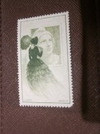 Vignette ** Marianne De Gandon  Donnée(une Seule)avec Billet D'entrée à L'exposition Philatélique De 1948 érinnophilie - Briefmarkenmessen