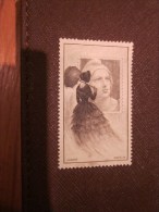 Vignette (*) NSG Marianne De Gandon Donnée(une Seule)av Billet D'entrée à L'exposition Philatélique De 1948 érinnophilie - Briefmarkenmessen