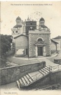 Delcampe - --VUE D ENSEMBLE DE L ANCIENNE ET NOUVELLE EGLISE D ARS--ECRITE ET AFFR AU VERSO-- - Ars-sur-Formans