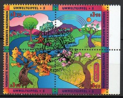 Nations Unies (Vienne) - 1997 - Yvert N° 246 à 249  - Sommet Planète Terre - Gebraucht