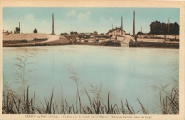 02 BERRY AU BAC  ECLUSE SUR LE CANAL DE LA MARNE PENICHE ENTRANT DANS LE LARGE - Autres & Non Classés