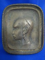 \""YEMENITE BOY\" BRASS PORTRAIT PAL BELL ISRAEL - Bronzen