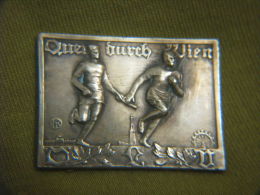 1929 QUER DURCH WIEN Sport Brass Medal Austria - Athletics