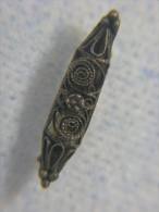 1930´ Filigree Silver MEZUZAH Pin With Klaf, Palestine - Etnica