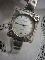 LINOR Artistic 925 Silver Opal Flower Bracelet Watch Israel - Sonstige & Ohne Zuordnung