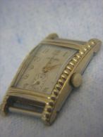 Vintage Art Deco Sanford 10K Gold Plated Watch - Horloge: Antiek