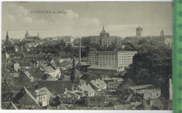 Bernburg A. Saale, Verlag: Hans Thomas, Bernburg,  Postkarte Mit Frankatur Und Stempel, BERNBURG 27.4.13 - Bernburg (Saale)