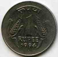 Inde India 1 Rupee 1994 N KM 92.1 - Indien