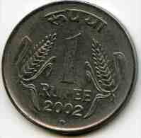 Inde India 1 Rupee 2002 H KM 92.2 - Inde