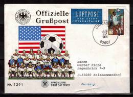 USA  FDC    Cup 1994   Football Soccer Fussball - 1994 – Verenigde Staten