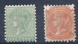 131009218  AUSTRALIA SUR  YVERT  Nº  25/6  */MH - Mint Stamps