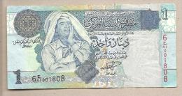 Libia - Banconota Circolata Da 1 Dinaro - Libyen