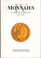 CATALOGUE MONNAIES 4 VSO 26/06/98 CGB - Livres & Logiciels