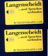 GERMANY: K-194 A 08/93 "Langenscheidt" Used - K-Reeksen : Reeks Klanten