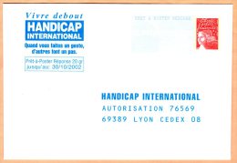 PAP Luquet, Handicap International Autorisation 76569 Avec Date De Validité - PAP: Ristampa/Luquet