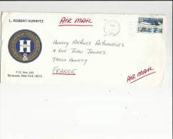 Enveloppe Timbrée De Mr Robert Hurwitz -Hupmobile A Syracuse New-York U S A  Adressé A Annecy  74  Archive-Automobile - Airmail