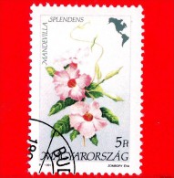 UNGHERIA - MAGYAR - 1991 - Flora D´America  - Fiori - Flowers - Mandevilla Splendens - 5 - Ungebraucht