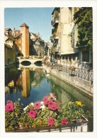 Cp, 74, Annecy, Le Viel Annecy Et Le Canal Du Thiou - Annecy-le-Vieux