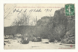 Cp, 79, Saint-Loup-sur-Thouet, Vallée Du Cébron, Les Rochers Des Maquignons, Voyagée 1913 - Autres & Non Classés