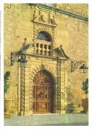 Cp, 84, Ansouis, Le Château, La POrte D'Entrée, Voyagée 1982 - Ansouis