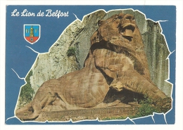 Cp, 90, Belfort, Le Lion De Belfort - Belfort – Le Lion