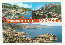 Cp, La Principauté De Monaco, Multi-Vues - Panoramic Views