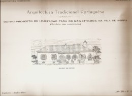 Serpa - Projecto De Habitação Para Os Magistrados. Beja. - Arquitectura