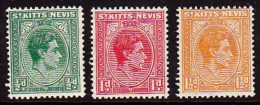 Saint Kitts & Nevis Scott   211,212,213 Short Set MNH - Ungebraucht