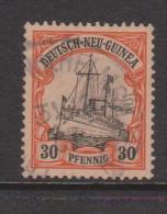 New Guinea German 1901 Kaisers Yacht 30 Pf FU Signed Bothe - German New Guinea