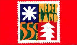 OLANDA - Nederland - 1994 - Natale - Christmas - Noel - Navidad - Corpi Celesti - Inverno - Stelle - 55 - Usati