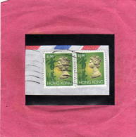 HONG KONG 1992 QUEEN ELIZABETH II - REGINA ELISABETTA $ 1.90 USED - Gebraucht