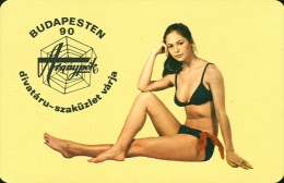 EROTIC * SEXY * WOMAN * GIRL * UNDERWEAR * SPIDER WEB * BUDAPEST * CALENDAR * Aranypok 1975 * Hungary - Kleinformat : 1971-80