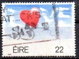 IRELAND 1985 Greetings Stamps - 22p Love And Heart-shaped Balloon   AVU - Gebruikt